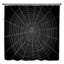 Illustration Of Spiderweb Bath Decor 65217322