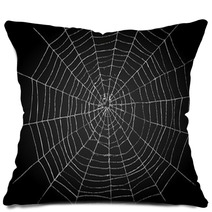 Illustration Of Spiderweb Pillows 65217322