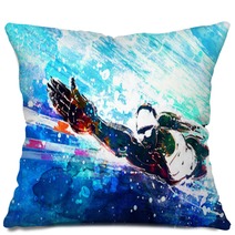 Illustration Of Sports Pillows 89589546