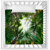 Illustration Of Tropical Forest Nursery Decor 12119747