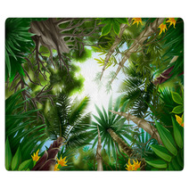 Illustration Of Tropical Forest Rugs 12119747