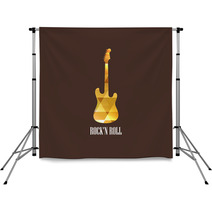 Illustration With The Diamond Guitar Icon Backdrops 56022928