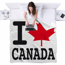 ILove_CANADA Blankets 35071990