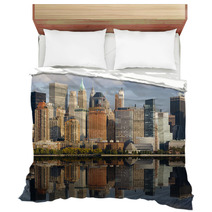 Image Of Lower Manhattan And The Hudson River. Bedding 5126742
