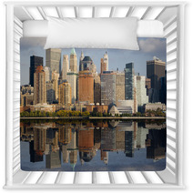 Image Of Lower Manhattan And The Hudson River. Nursery Decor 5126742