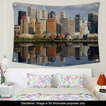 Image Of Lower Manhattan And The Hudson River. Wall Art 5126742