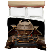 Image Of Samurai Armour On Black Bedding 37137523
