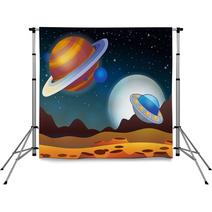 Image With Space Theme 2 Backdrops 71527497