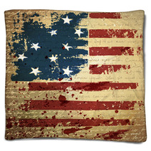Independence Day Background. Abstract, Grunge, Vector. Blankets 37778961