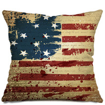 Independence Day Background. Abstract, Grunge, Vector. Pillows 37778961