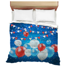 Independence Day Balloons And Confetti Bedding 66444276