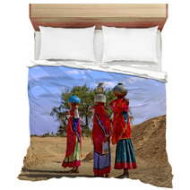 India, Jaisalmer: Women In The Desert Bedding 2612072