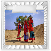 India, Jaisalmer: Women In The Desert Nursery Decor 2612072