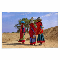 India, Jaisalmer: Women In The Desert Rugs 2612072