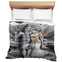 Indian God And Godess Shiv And Parvti  Bedding 5743125