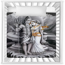Indian God And Godess Shiv And Parvti  Nursery Decor 5743125