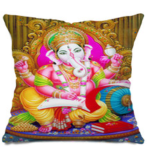 Indian God Ganesh Ji Pillows 10414026