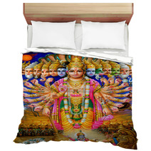 Indian God Krishna In Virat Roop Bedding 3108913