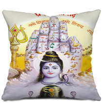 Indian God Shiv  Or Bhola Nath Pillows 3109278
