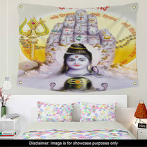 Indian God Shiv  Or Bhola Nath Wall Art 3109278