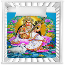 Indian Godess Saraswate Maa Nursery Decor 3109668