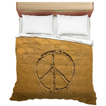 Inscription On In Texture Of Sand: A Symbol Pacifik Bedding 53772067