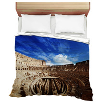 Inside Of Colosseum In Rome, Italy Bedding 39316600