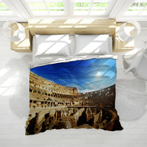 Inside Of Colosseum In Rome, Italy Bedding 41312913