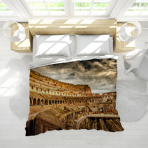 Inside Of Colosseum In Rome, Italy Bedding 59398873
