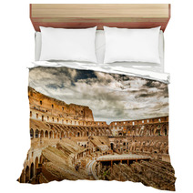 Inside Of Colosseum In Rome, Italy Bedding 59398878