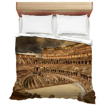 Inside Of Colosseum In Rome, Italy Bedding 59398896