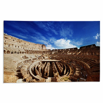 Inside Of Colosseum In Rome, Italy Rugs 39316600