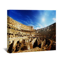 Inside Of Colosseum In Rome, Italy Wall Art 41312913