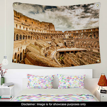 Inside Of Colosseum In Rome, Italy Wall Art 59398878