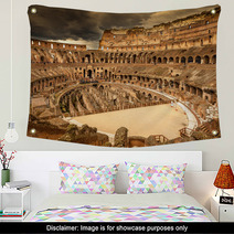 Inside Of Colosseum In Rome, Italy Wall Art 59398896