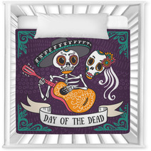 Invitation Poster To The Day Of The Dead Party Dea De Los Muertos Card Nursery Decor 107500694