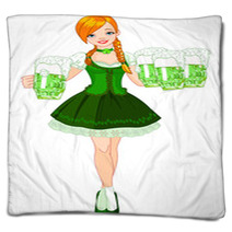 Irish Girl Blankets 49483803