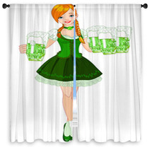 Irish Girl Window Curtains 49483803