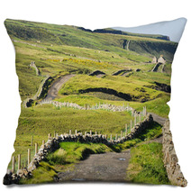 Irish Landscape, Co. Clare Pillows 44898973