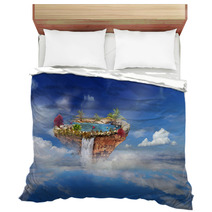 Island Flying In The Sky And Clouds Bedding 60152446