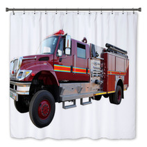 Isolated Fire Truck Picture Bath Decor 54248350