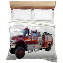 Isolated Fire Truck Picture Bedding 54248350