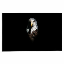 Isolated Intense Eagle Stare Rugs 124316115