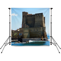 Italia - Napoli - Castel Dell'Ovo Backdrops 40821370