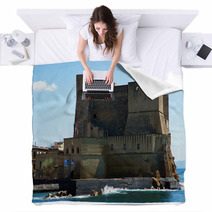 Italia - Napoli - Castel Dell'Ovo Blankets 40821370