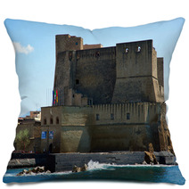 Italia - Napoli - Castel Dell'Ovo Pillows 40821370