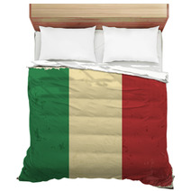 Italian Grunge Flag. Vector Illustration Bedding 68331857