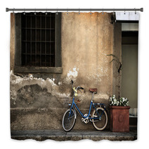 Italian Old-style Bicycle Bath Decor 9186225