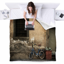 Italian Old-style Bicycle Blankets 9186225
