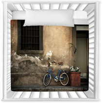 Italian Old-style Bicycle Nursery Decor 9186225